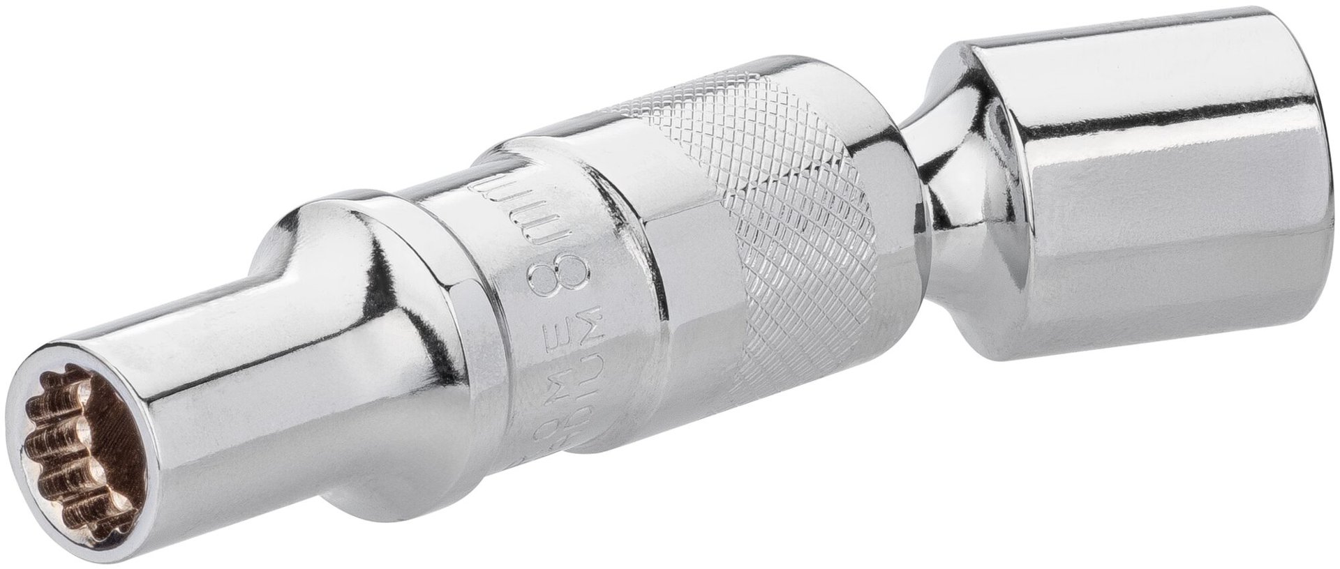 VIGOR Glühkerzenausdreher Satz ∙ V7016/6 ∙ 3/8 Zoll (10 mm) Vierkant hohl ∙ Außen Doppelsechskant Profil ∙ 6-teilig ∙ 8 ∙ 9 ∙ 10 ∙ 12 ∙ 14 ∙ 16 ∙ Anzahl Werkzeuge: 6 Produktbild img11 L