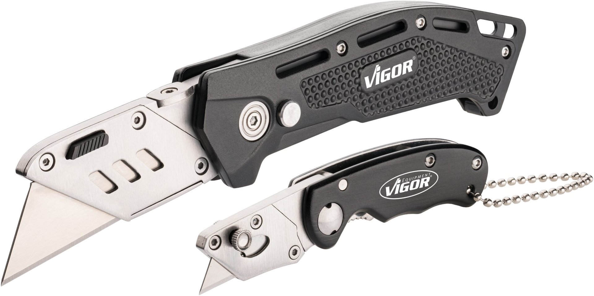 VIGOR Universal Klappmesser Satz ∙ V7099/2 ∙ 2-teilig ∙ Anzahl Werkzeuge: 2 Produktbild img1 L