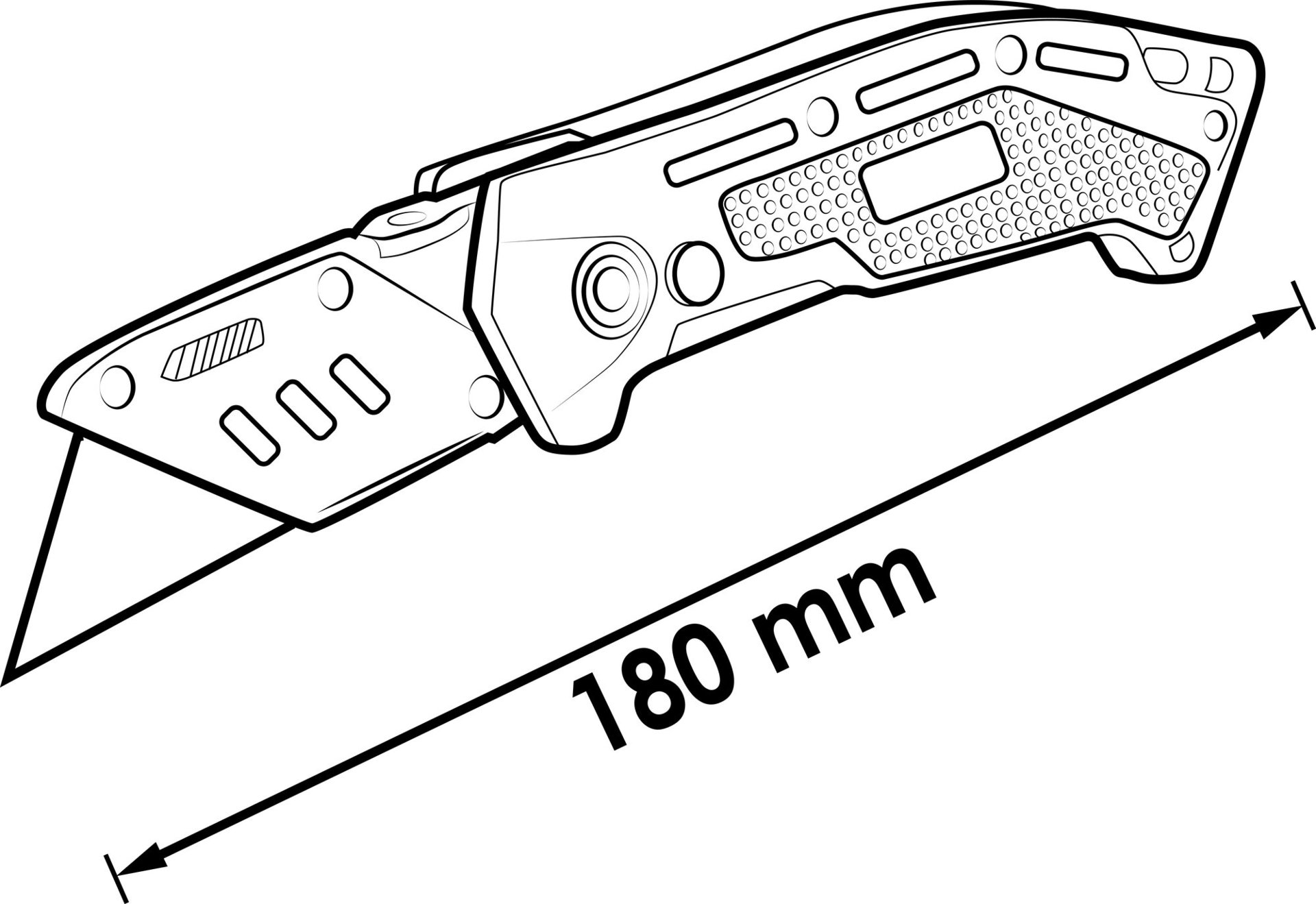 VIGOR Universal Klappmesser ∙ V7099 ∙ 180 mm Produktbild img21 L