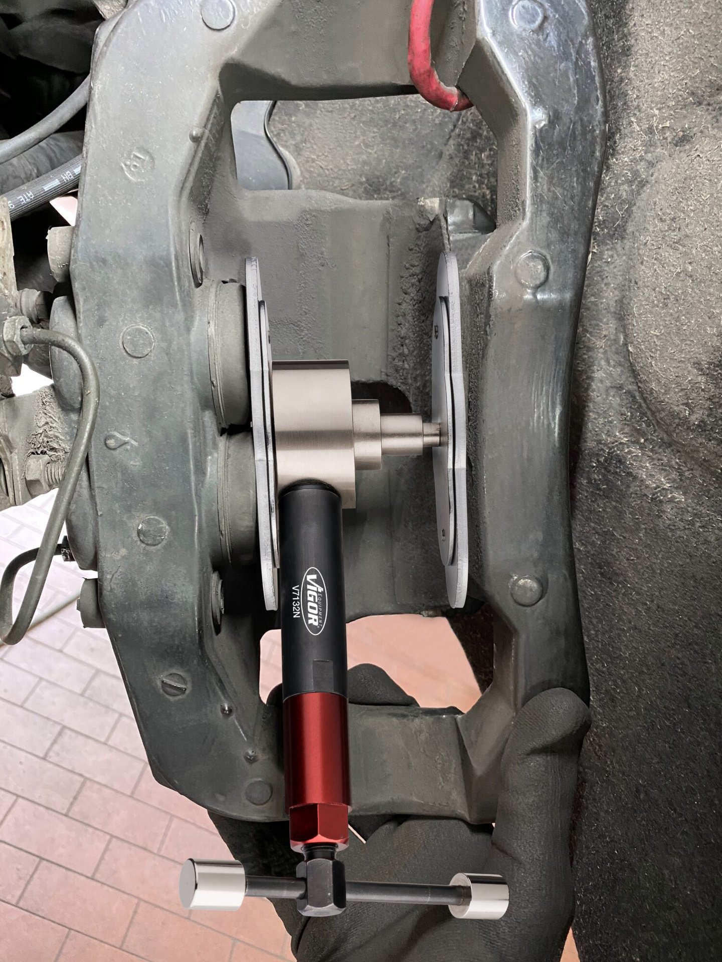 VIGOR Bremskolben-Rückstellwerkzeug Satz ∙ hydraulisch ∙ V7132N ∙ 8-teilig ∙ Anzahl Werkzeuge: 8 Produktbild img2 L