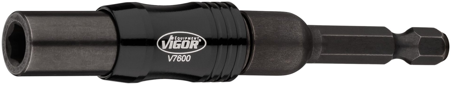 VIGOR Bithalter ∙ mit Gelenk ∙ V7600 ∙ 1/4 Zoll (6,3 mm) Sechskant massiv ∙ 1/4 Zoll (6,3 mm) Sechskant hohl ∙ 88 mm Produktbild img5 L