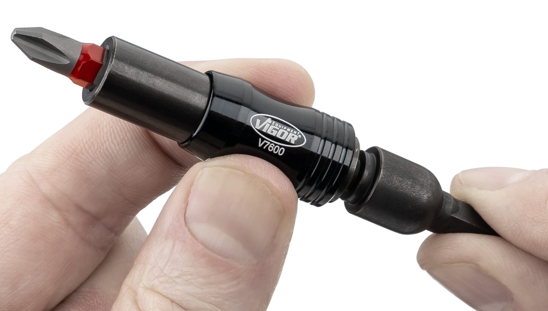 VIGOR Bithalter ∙ mit Gelenk ∙ V7600 ∙ 1/4 Zoll (6,3 mm) Sechskant massiv ∙ 1/4 Zoll (6,3 mm) Sechskant hohl ∙ 88 mm Produktbild img7 L