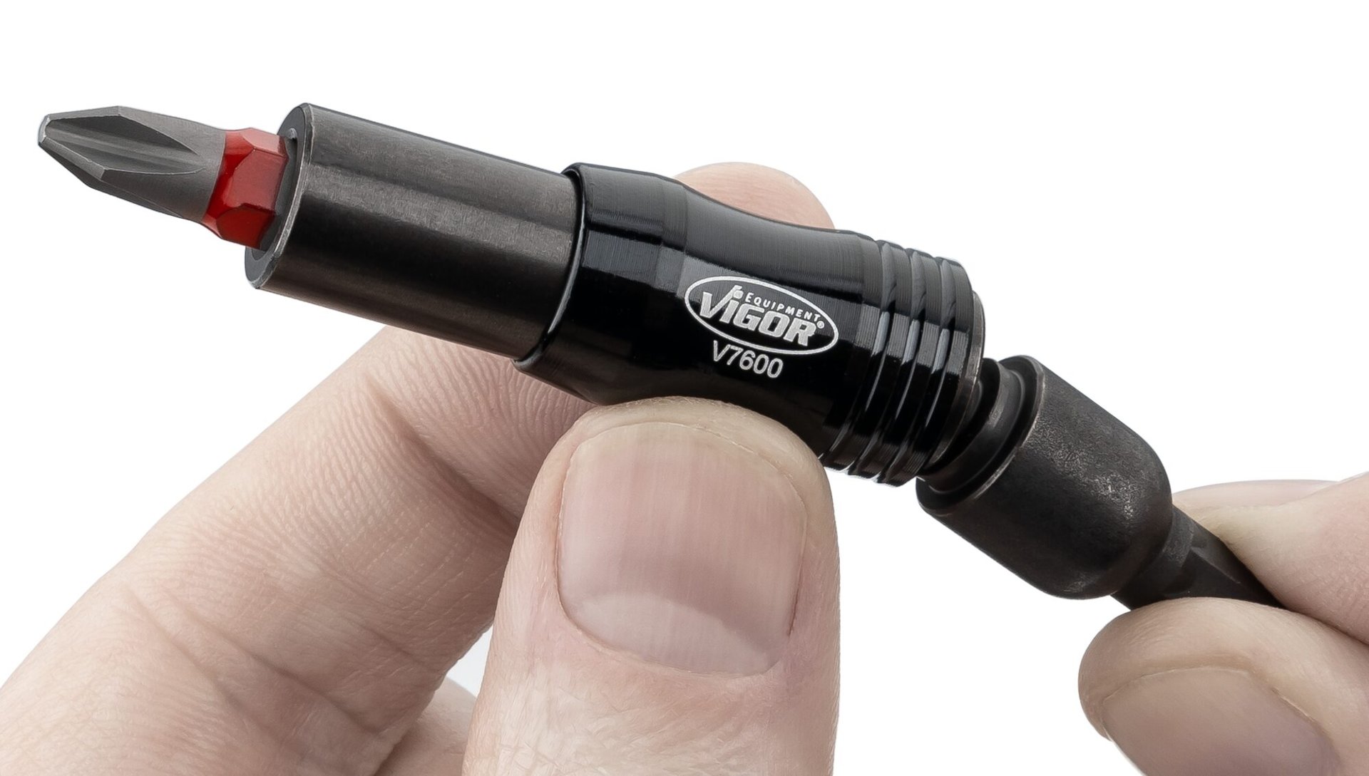 VIGOR Bithalter ∙ mit Gelenk ∙ V7600 ∙ 1/4 Zoll (6,3 mm) Sechskant massiv ∙ 1/4 Zoll (6,3 mm) Sechskant hohl ∙ 88 mm Produktbild img9 L