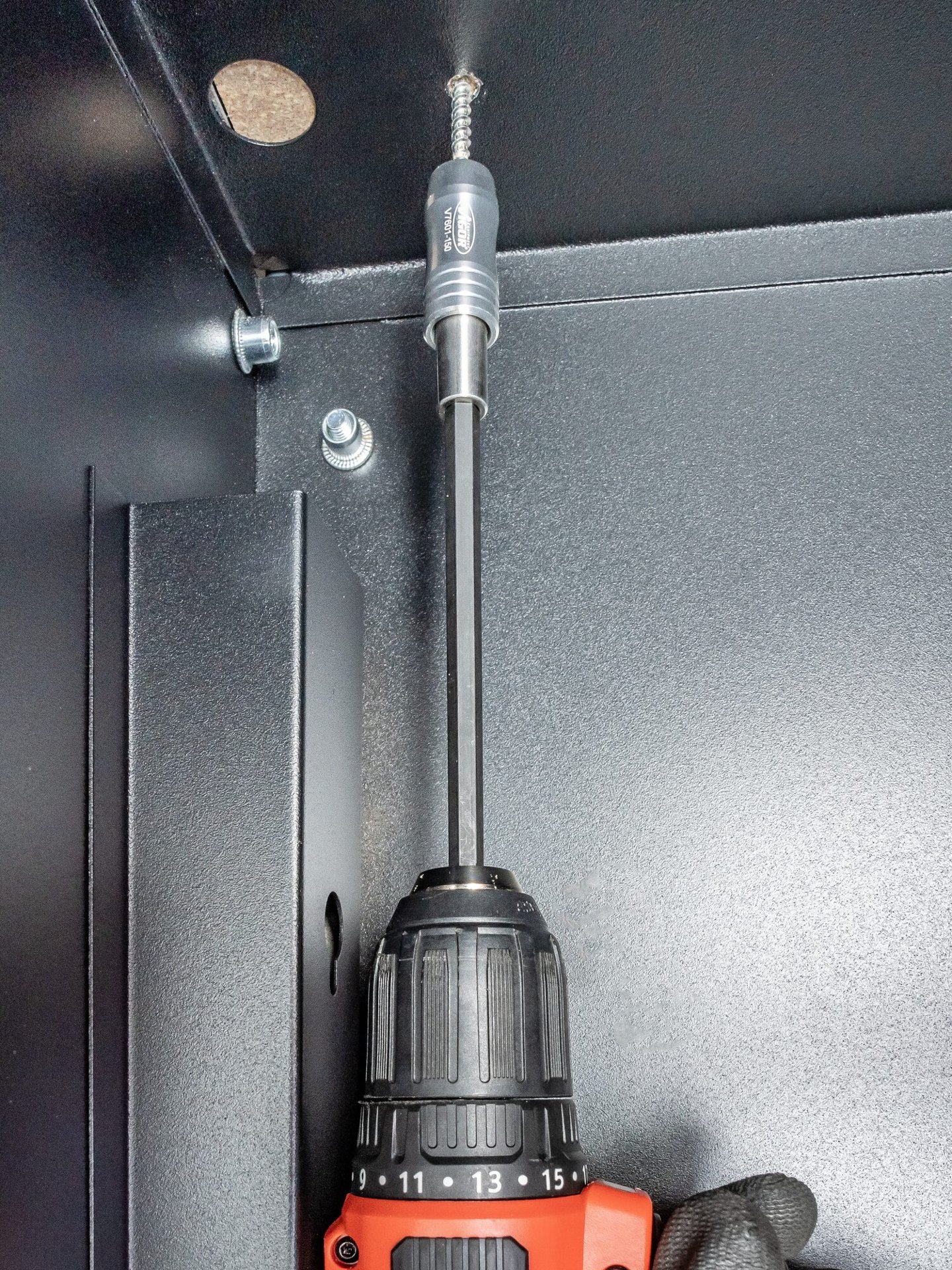 VIGOR Bithalter ∙ mit Magnetring ∙ lang ∙ V7601-250 ∙ 1/4 Zoll (6,3 mm) Sechskant massiv ∙ 1/4 Zoll (6,3 mm) Sechskant hohl ∙ 250 mm Produktbild img3 L