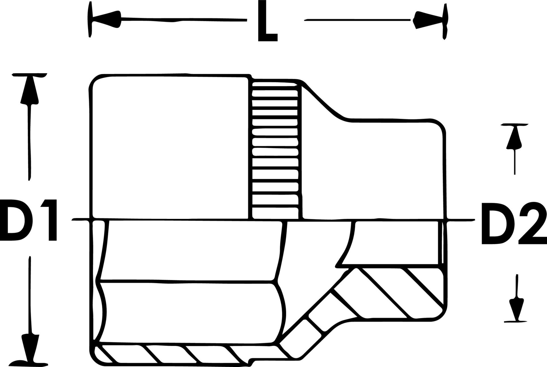 VIGOR Steckschlüssel Satz ∙ V7538/10 ∙ 3/8 Zoll (10 mm) Vierkant hohl ∙ Außen Doppelsechskant Profil ∙ 10-teilig ∙ 10 – 19 mm ∙ Anzahl Werkzeuge: 10 Produktbild img9 L