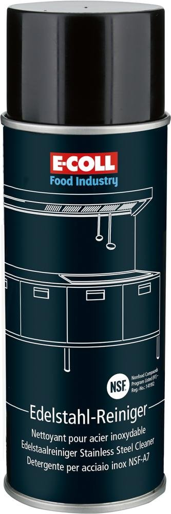 Edelstahlreiniger NSF-A7 400ml Sprühdose E-COLL Produktbild img1 L