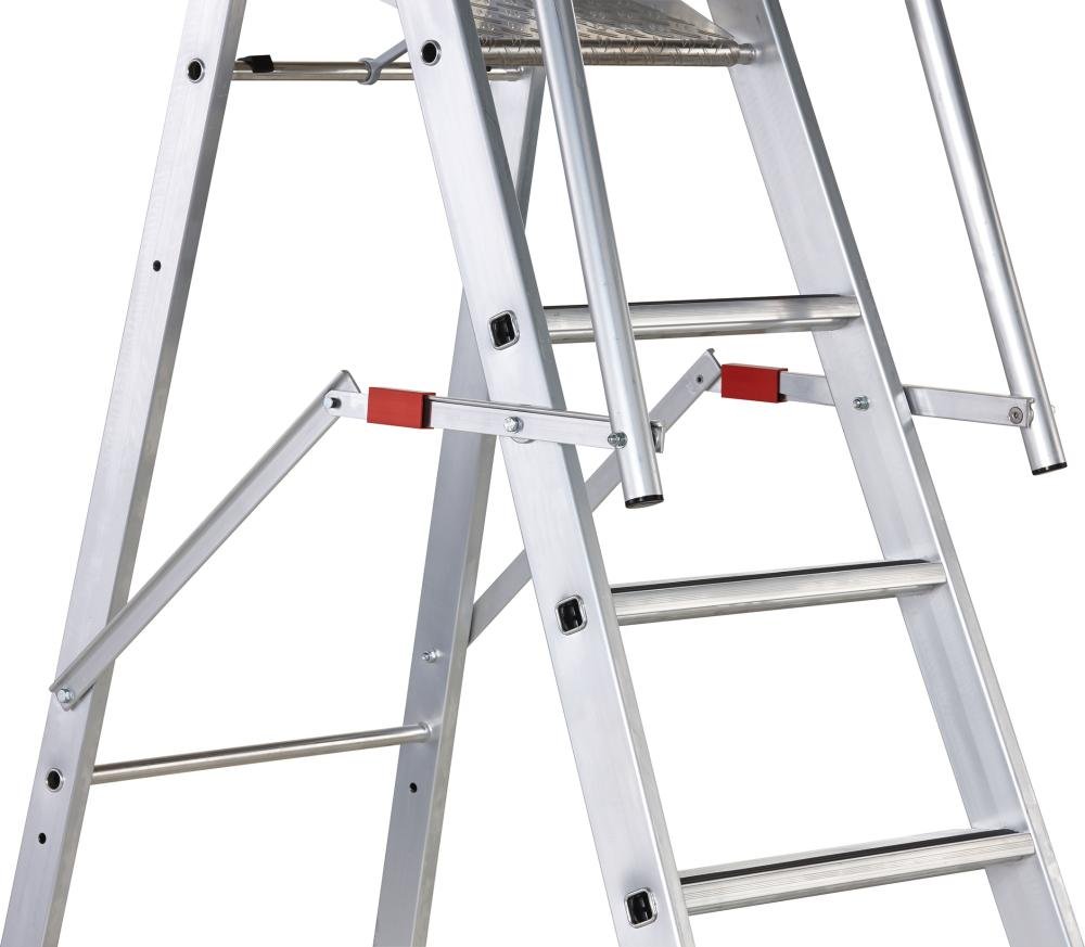 Zarges Plattformleiter ZAP Safemaster S 6 Stufen Plattformhöhe 1,58 m Arbeitshöhe 3,58 m ZARGES Produktbild img3 L