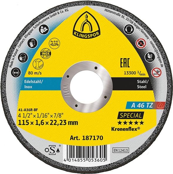 Trennscheibe A 46 TZ Special für Edelstahl Produktbild img1 L