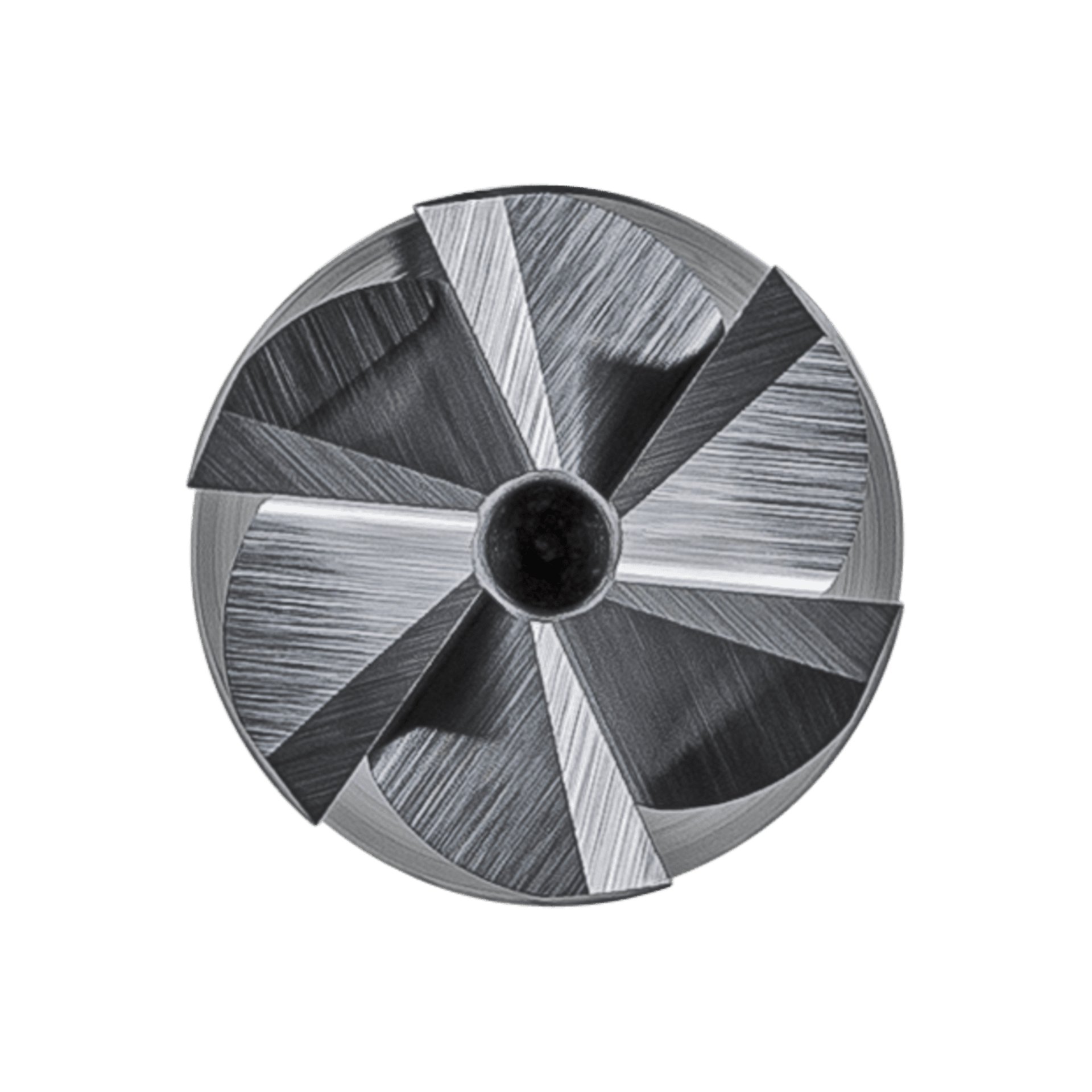 Hartmetallfrässtifte für Hochleistung, ALU, Zylinderform ZYAS mit Stirnverzahnung Produktbild img2 L