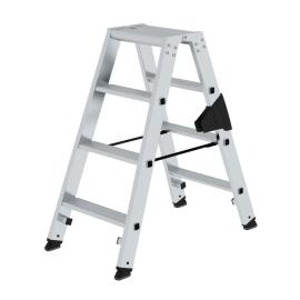 MUNK Stufen-Stehleiter beidseitig begehbar steckbar 2x4 Stufen Produktbild