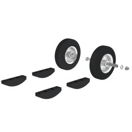 Rollensatz elektrisch ableitfähig Arbeitspodest fahrbar Produktbild