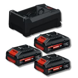 Bosch EXPERT Batterie/Ladegerät Set 3x EXBA 18V-40 + GAL 12V/18V-80 Produktbild