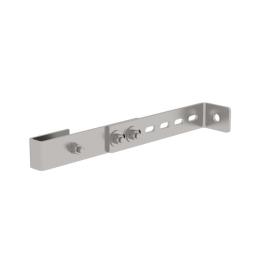 MUNK Wandhalter, verstellbar, Edelstahl 150-300mm Produktbild