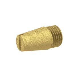 RIEGLER Sinterbronce-Schalldämpfer, Schlitz, G 1/2, 0 - 8 bar Produktbild