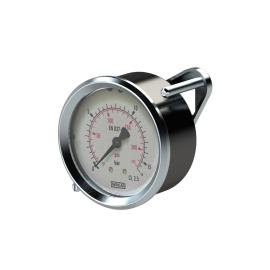 RIEGLER Standardmanometer, Dreikantfrontring, G 1/4 hinten, 0 - 1,6 bar, Ø 63 Produktbild