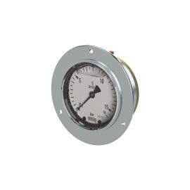 RIEGLER Glyzerinmano, Frontring, G 1/2 hinten exzentr., 0-16,0 bar, Ø 100 Produktbild