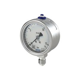 RIEGLER Manometer, CrNi-Stahl, G 1/2 radial unten, 0 - 25,0 bar, Ø 100 Produktbild