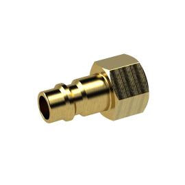 RIEGLER Nippel für Kupplungen NW 7,2 - NW 7,8, Messing blank, G 1/8 IG Produktbild
