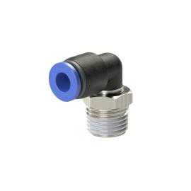 RIEGLER L-Steckverschraubung »Blaue Serie«, drehbar, R 1/2 außen, Ø 14 mm Produktbild