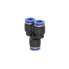 RIEGLER Y-Steckverbindung »Blaue Serie«, für Schlauch-Außen-Ø 4 mm Produktbild