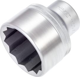 HAZET Steckschlüsseleinsatz 1100Z-60 ∙ 1 Zoll (25 mm) Vierkant hohl ∙ Außen Doppelsechskant Profil ∙ SW 60 mm Produktbild