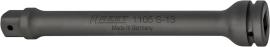 HAZET Schlag-, Maschinenschrauber Verlängerung 1105S-13 ∙ 1 Zoll (25 mm) Vierkant hohl ∙ 1 Zoll (25 mm) Vierkant massiv ∙ Länge: 330 mm Produktbild