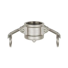 RIEGLER Kamlok-Verschlusskappe, Typ DC, ES 1.4401, für Stecker-Ø 64 mm Produktbild