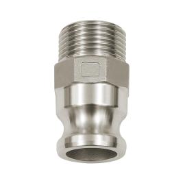 RIEGLER Kamlok-Schnellkupplungsstecker mit AG, Typ F, Alu, R 3/4 Produktbild