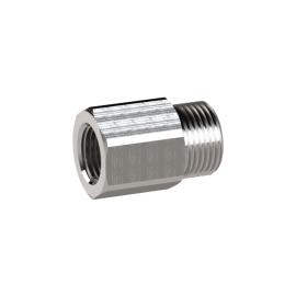 RIEGLER Reduziernippel, lang, G 1/4 a., G 1/4 i., SW 17, Edelstahl 1.4571 Produktbild
