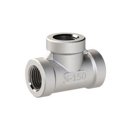 RIEGLER T-Verteiler, 3 x innen, Rp 3/8, Edelstahl 1.4408 Produktbild
