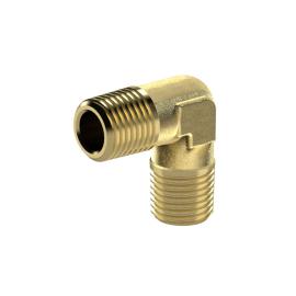 RIEGLER Winkelstück, außen/außen, R 1/8, SW 10, Messing blank Produktbild