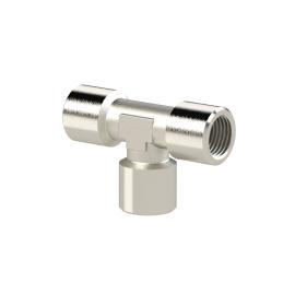 RIEGLER T-Stück, innen/innen/innen, G 1, SW 30, Messing vernickelt Produktbild