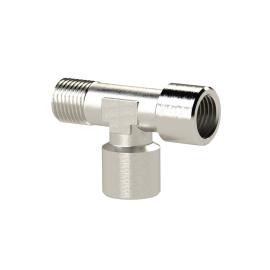 RIEGLER T-Stück, innen/innen/außen, G/R 1/4, SW 13, Messing vernickelt Produktbild