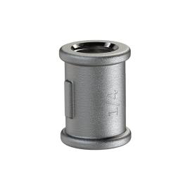 RIEGLER Muffen 270, IG/IG, Rp 1/2, schwarzer Temperguss feuerverzinkt Produktbild