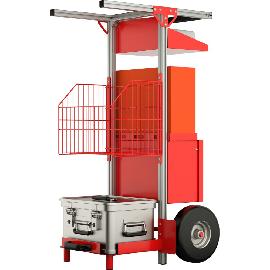 SafeCaddy® "Erste Hilfe" mit Beladung Produktbild