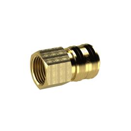 RIEGLER Schnellverschlusskupplung NW 7,2 »connect line«, MS blank, G 1/2 IG Produktbild