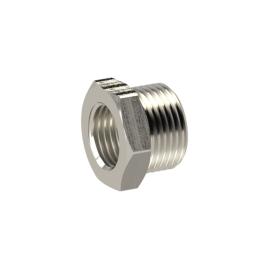 RIEGLER Reduziernippel »value line«, G 1/2 a., G 1/4 i., SW 24, MS vernickelt Produktbild
