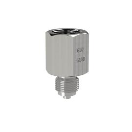 RIEGLER Manometer-Anschlussnippel, ES, G 1/4 Muffe, G 1/2 Zapfen Produktbild