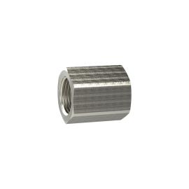 RIEGLER Muffe mit Außensechskant reduzierend G 3/4 i. M16x1,5 i. MS vernickelt Produktbild