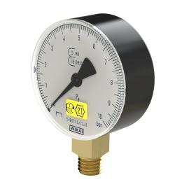 RIEGLER Manometer ø 63 mm, eichbar, G 1/4, Anschluss unten Produktbild