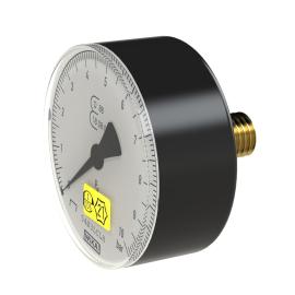 RIEGLER Manometer ø 80 mm, eichbar, G 1/4, Anschluss hinten Produktbild