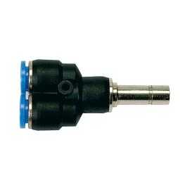 RIEGLER Y-Steckverbindung, Stecknippel »Blaue Serie«, Schl./Stecker-Ø 12 Produktbild