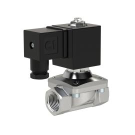 RIEGLER 2/2 MV, NC, ES, G1/2, DN13, PN 0-12, NBR, zwangsgesteuert , 24V DC Produktbild