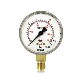 Arbeitsmano. f. Flaschendruckminderer, neutr., G1/4, 0-16 bar,Ø63 Produktbild