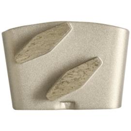Tyrolit FGC Diamant-Schleifschuh mit metallgebundenen Segmenten für den Grobschliff auf extra hartem Beton | Segmentform: Rhomboid klein Produktbild