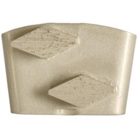 Tyrolit FGC Diamant-Schleifschuh mit metallgebundenen Segmenten für den Grobschliff auf hartem Beton | Segmentform: Rhomboid waagrecht Produktbild