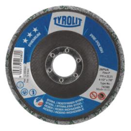 Tyrolit Polierscheibe PRE-POLISH 125x22,2 mm 3S FEIN Stahl/Inox/Aluminium Produktbild