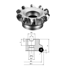 Planfräser D= 160 Produktbild
