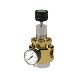 RIEGLER Hochdruckregler 60 bar, inkl. Mano, G 1, Regelb. 1,5 - 15 bar Produktbild