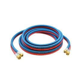 RIEGLER Autogen-Zwillingsschlauch, O2-C2H2, Ø 13,3x6,3, 30m, Anschlüsse Produktbild